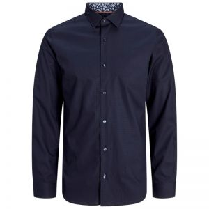 JPRBLABARNES DETAIL DOBBY L/S SHIRT LN