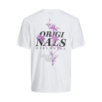 JORLAFAYETTE FLOWER TEE SS CREW NECK