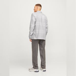 JPRRAYMOND MELANGE CHECK LS OVERSHIRT SN