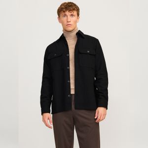 JPRRAYMOND MELANGE SOLID LS OVERSHIRT SN