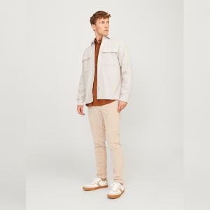 JPRRAYMOND MELANGE SOLID LS OVERSHIRT SN