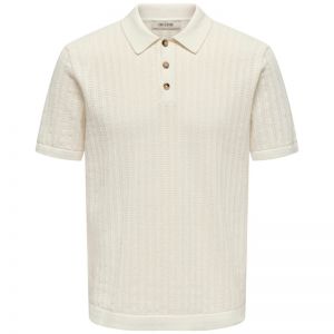 ONSMOON REG 12 SS POLO KNIT