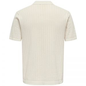 ONSMOON REG 12 SS POLO KNIT