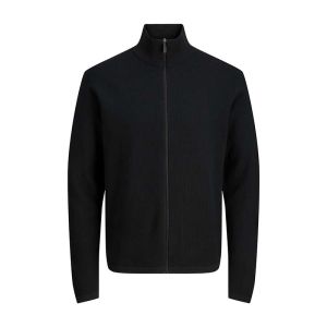 JCOSTANCE KNIT BADGE ZIP CARDIGAN