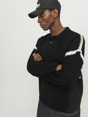 JORAUSTIN KNIT STITCH POLO STYD AW24