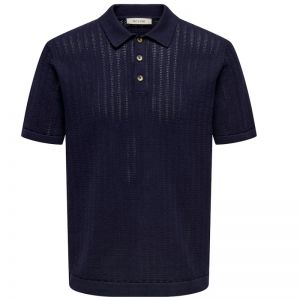 ONSMOON REG 12 SS POLO KNIT