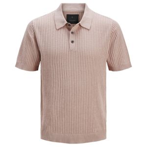 JPRBLAKIAN KNIT STRUCTURE POLO SS