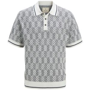 JPRBLUCODY STRUCTURE KNIT POLO SS