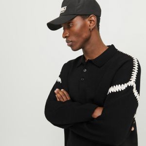 JORAUSTIN KNIT STITCH POLO STYD AW24