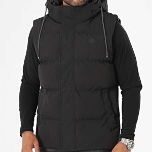 Doudoune capuche sans monches